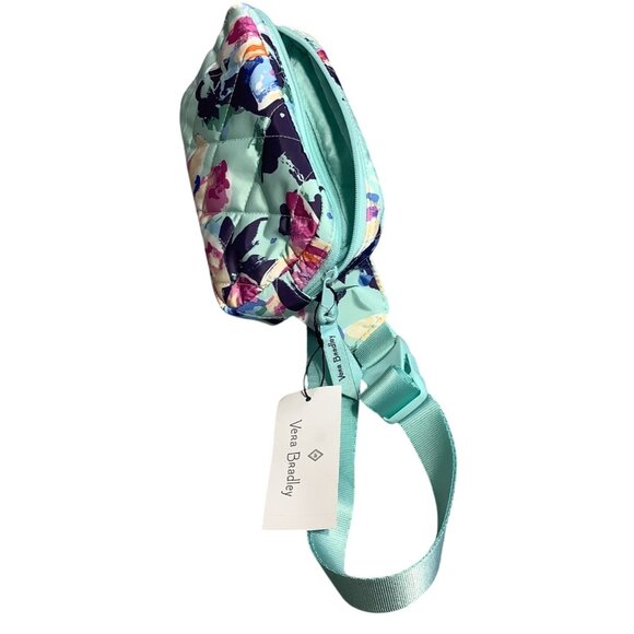 Vera Bradley Essential Mini Belt Bag Floating Blossoms Floral - Picture 6 of 6